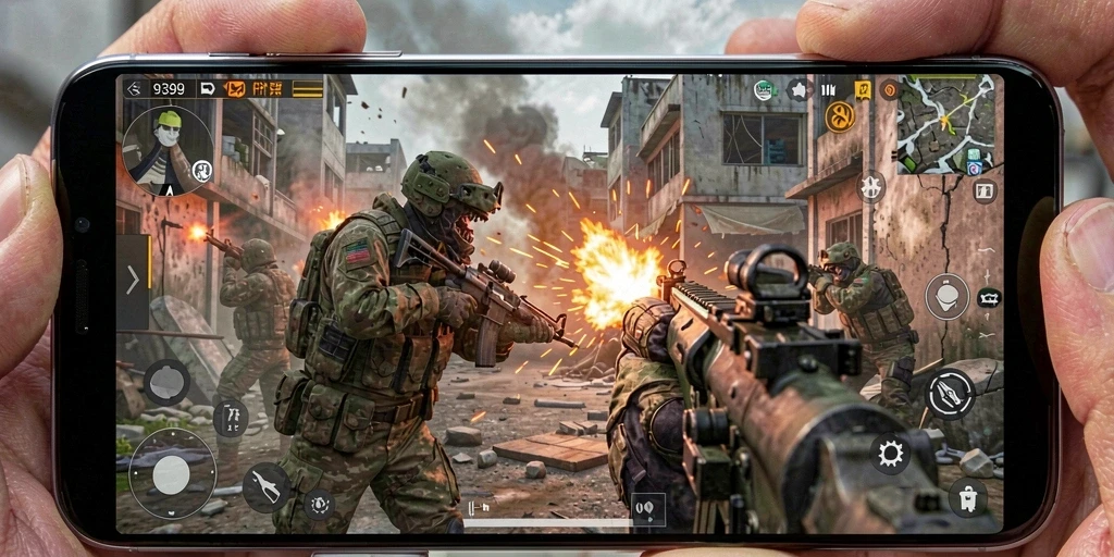 Gameplay intens dari 9399 dengan grafis menakjubkan.
