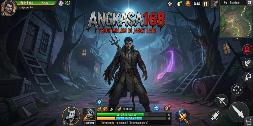 Tangkapan layar utama ANGKASA168 menampilkan suasana mencekam dan gameplay menegangkan.