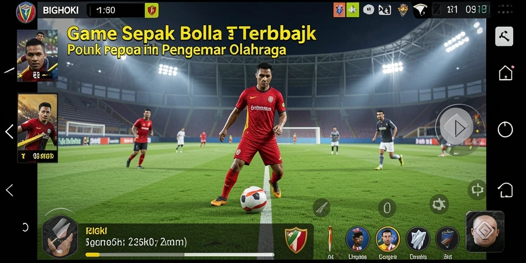 Tampilan gameplay BIGHOKI yang menarik dan penuh aksi di lapangan.