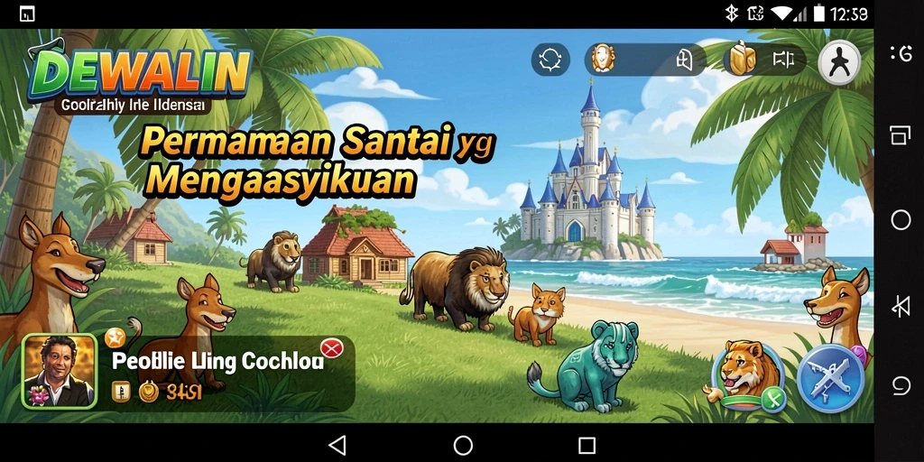 Tampilan gameplay DEWALIN yang menyenangkan dan penuh tantangan.