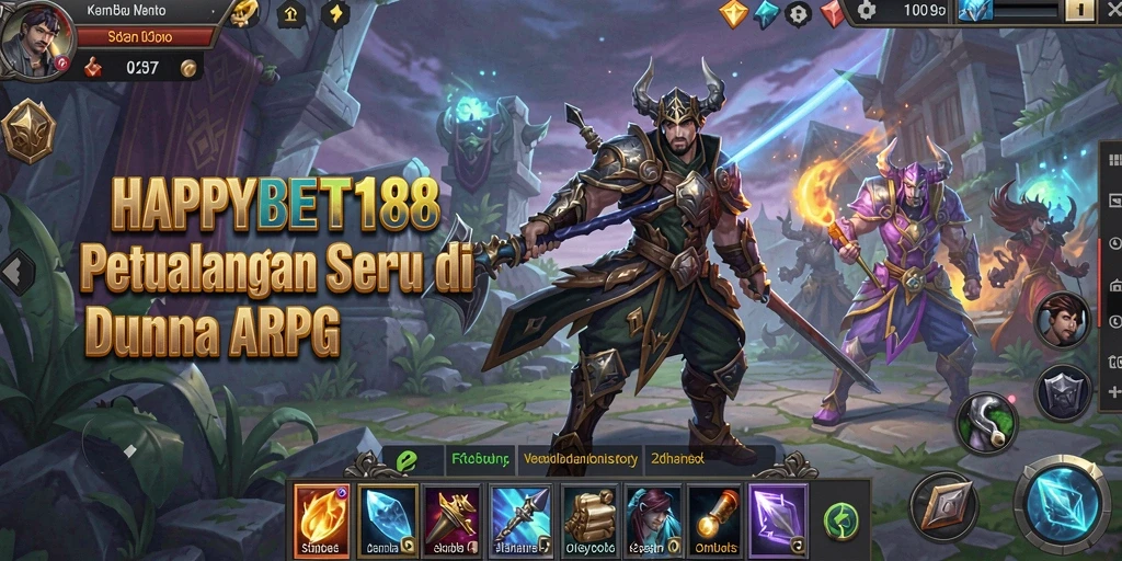 Tampilan gameplay seru dan interaktif dari HAPPYBET188.