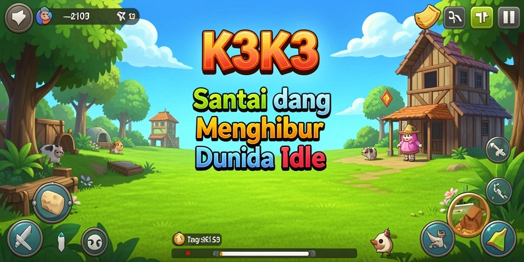 Tampilan gameplay K3K3 yang menarik dan interaktif.