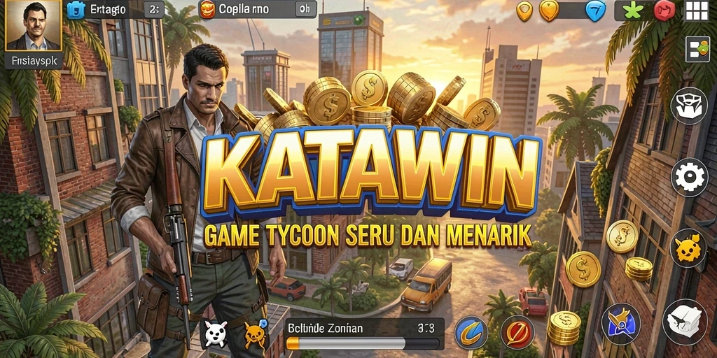 Tampilan gameplay seru dan interaktif dari KATAWIN.
