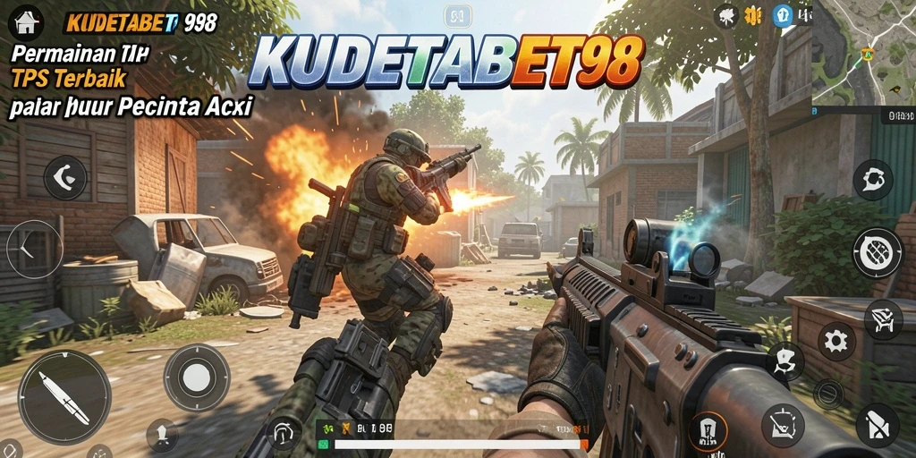 Tangkapan layar gameplay KUDETABET98 menampilkan aksi pertempuran yang intens dan mendebarkan.