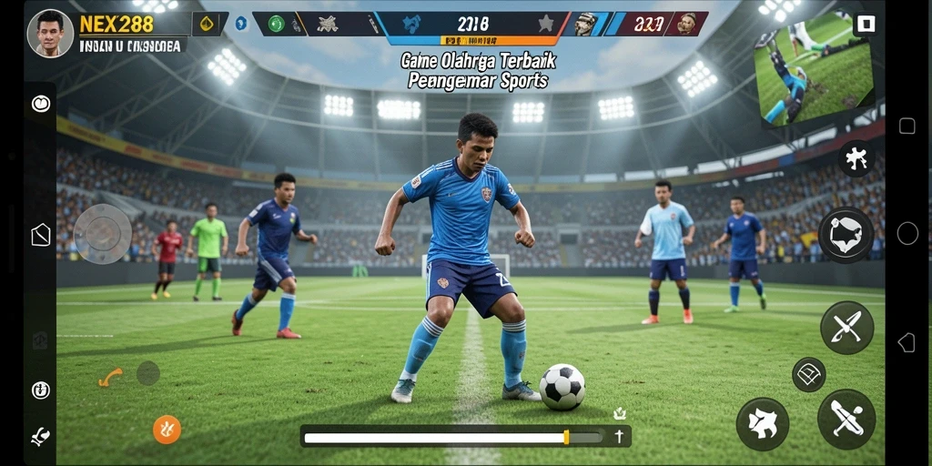 Tampilan menawan dari gameplay <strong>NEX288</strong> dalam pertandingan olahraga.