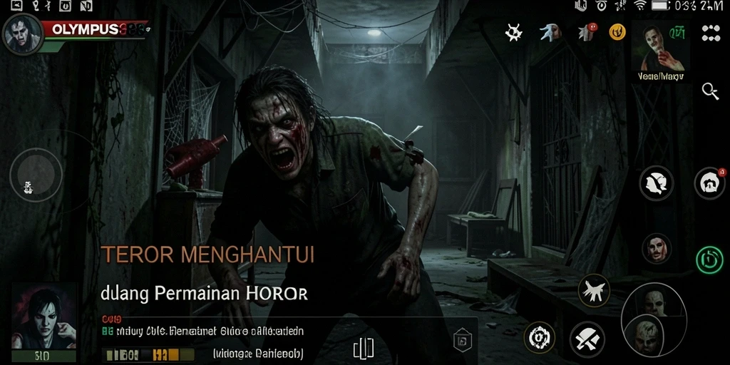 Gameplay menegangkan dengan elemen horor yang mencekam.