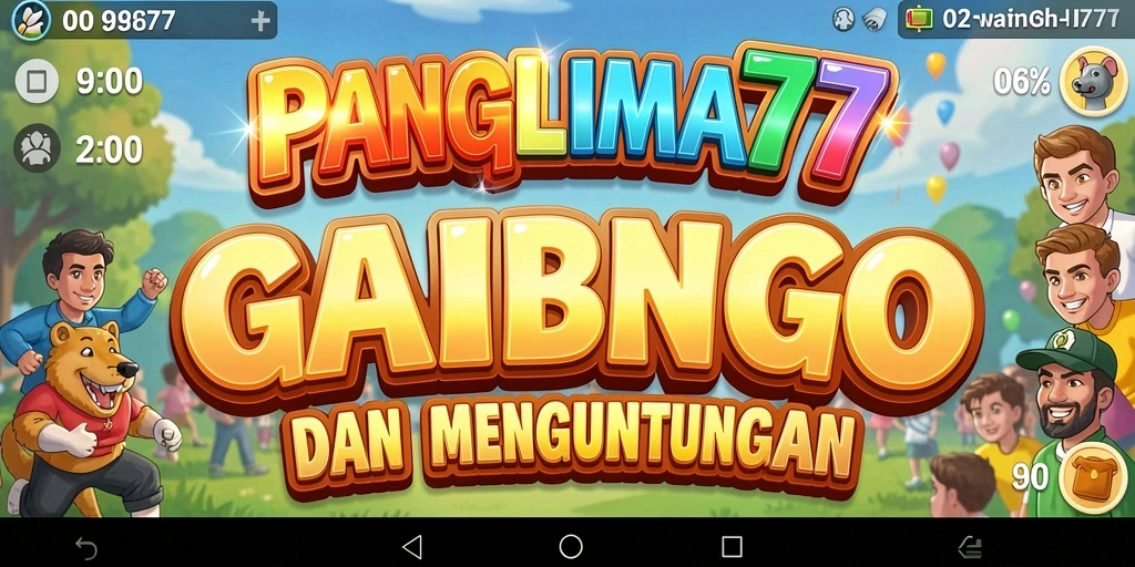 Tampilan seru gameplay Bingo di PANGLIMA77 yang mengasyikkan.