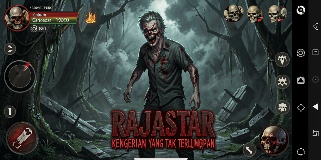 Gameplay RAJASTAR yang menakutkan dan mendebarkan.