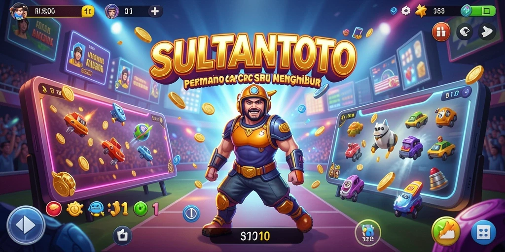 Tampilan gameplay SULTANTOTO yang seru dan menantang di layar.