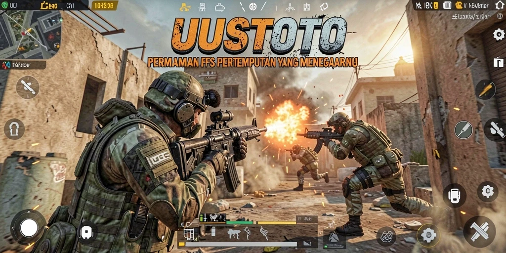 Tampilan aksi intens dalam gameplay UUSTOTO yang menakjubkan.