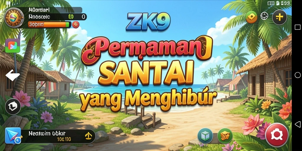 Gameplay ZK9 yang mengasyikkan dan penuh warna dalam satu layar.